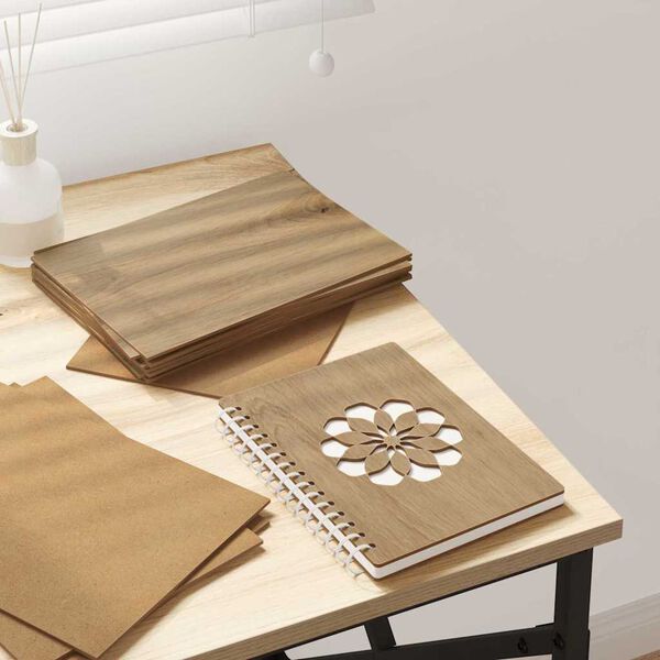 vidaXL Dekora Paneli 12 pcs amatnieku ozola 21 x 30 x 0.3 cm