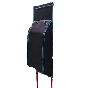 vidaXL Uzglabā&scaron;anas maisiņ&scaron; Melna un zila 140 x 43 cm oksforda