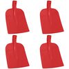 vidaXL Lāpstas Galva 4 pcs Sarkana 32 x 24,5 cm