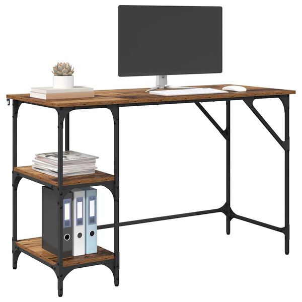 vidaXL Galds Vecs koks 120 x 50 x 75 cm Inženierijas koks