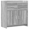 vidaXL Puse Pelēks Sonoma 75 x 36 x 80 cm Inženierijas koks