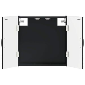 vidaXL Dartboard skapis UTRECHT Melns 52,5 x 10,5 x 53,5 cm