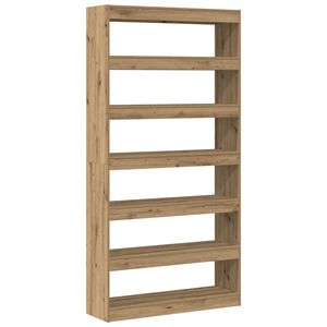 vidaXL Grāmatplaukts 6 līmeņi 100 x 30 x 198 cm Inženierijas koks