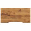 vidaXL galda virsma ar izliekumu, 110x50x2,5 cm, mango masīvkoks