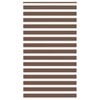 vidaXL zebras žalūzijas, brūnas, 135x230 cm, audums, platums 130,9 cm, poliesters