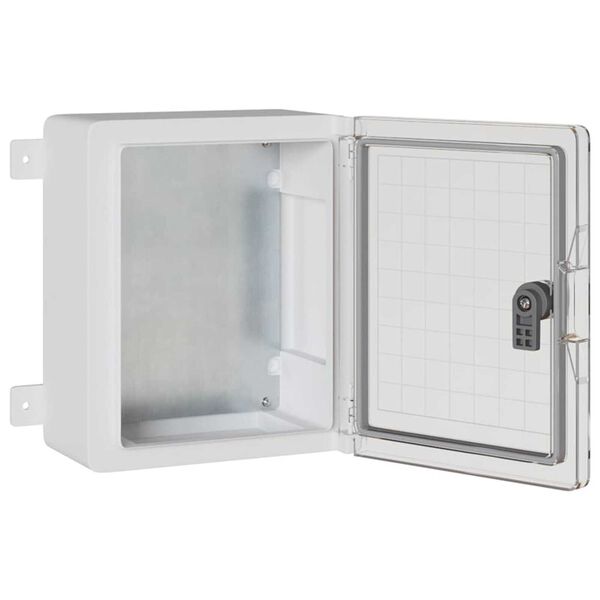 vidaXL Kontroles skapis Pelēka 47 x 20 x 60 cm ABS plastmasa