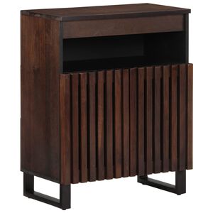 vidaXL kumode, brūna, 60x34x75 cm, mango masīvkoks