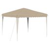 vidaXL Pop-up svinību teltis 288 x 288 x 245 cm Krēmkrāsa