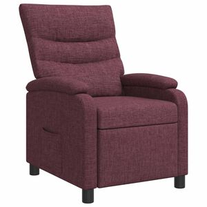 vidaXL Atzveltnes krēsls Violeta Audums