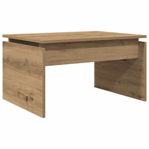 vidaXL kafijas galdiņ&scaron;, koka krāsa, 68x50x38 cm, inženierijas koks
