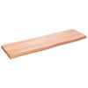vidaXL vannasistabas letes virsma 100x30x(2-4)cm apstrādāts masīvkoks