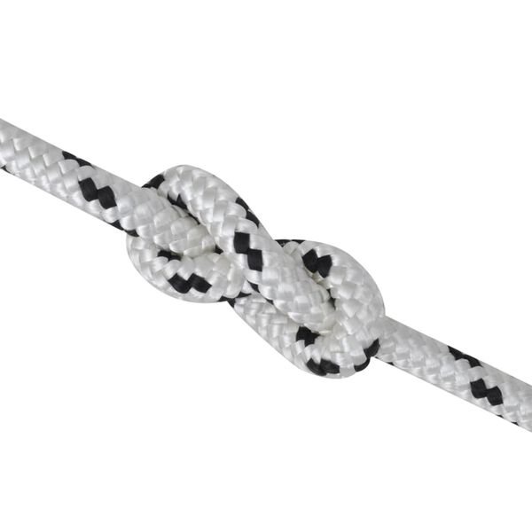 vidaXL pīta laivu virve, poliesters, 14 mm x 50 m