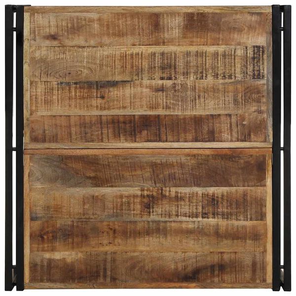 vidaXL Kafijas galdiņ&scaron; 80x80x35 cm Masīv Rough Wood Mango