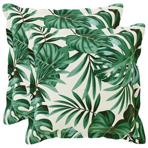 vidaXL Spilvenu pārvalks 2 gab. HOUTEN Lapu raksts 30 x 30 cm