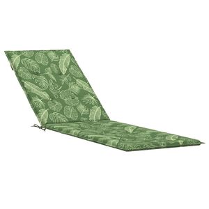 vidaXL sauļo&scaron;anās krēsla matracis, lapu raksts