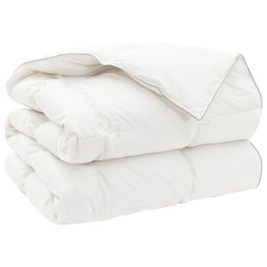 vidaXL Sega FULDA 220 x 240 cm 4 gadalaiki 210 GSM 90% Zosas Pūka