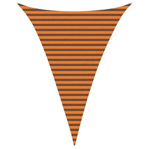 vidaXL Saules ēnas buras Oranžs un brūns 3 x 4 x 4 m