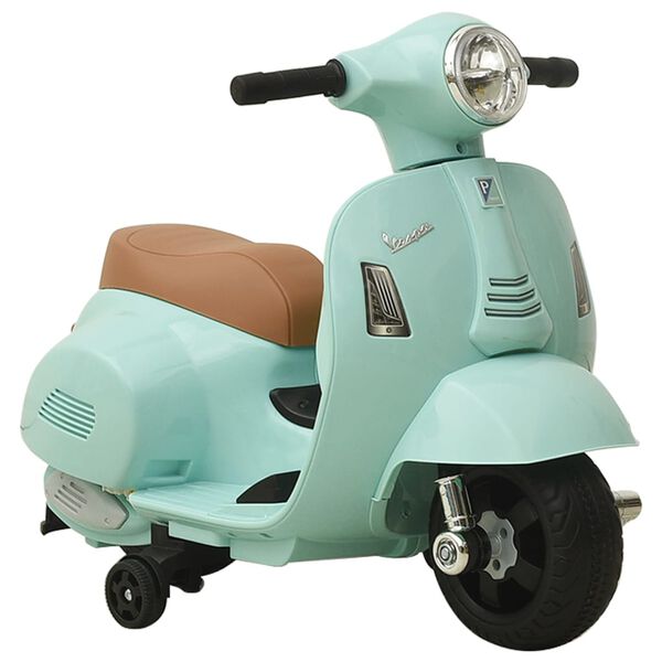 vidaXL elektrisks rotaļu motocikls Vespa GTS300, zaļš