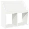 vidaXL Bērnu grāmatplaukts Balts 72,5 x 29,5 x 69 cm Inženierijas koks