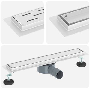 vidaXL Du&scaron;as noteka 2-in-1 ar 360&deg; sūkni Sudraba 54 x 11 x 9,5 cm