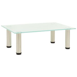 vidaXL TV galdiņš, 40x35x17 cm, rūdīts stikls, matēts