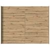vidaXL Gultas ar uzglabāšanas vietu Artisānā ozols 160 x 200 cm