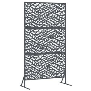 vidaXL Privātuma ekrāns 100 x 50 x 180 cm Tērauds Antracīta