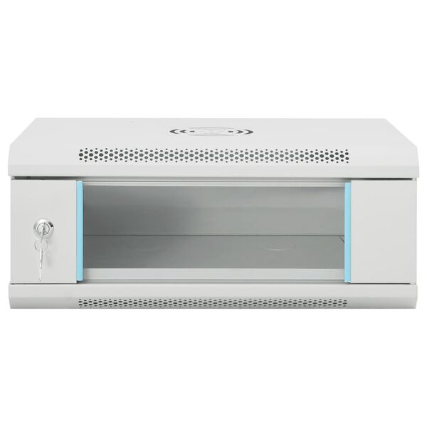 vidaXL 4U servera skapis, 19", IP20, 53x40x21 cm