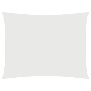 vidaXL saulessargs, 4x5 m, taisnstūra forma, balts oksforda audums