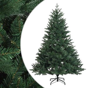 vidaXL Mākslīgā Saliekamā Ziemassvētku Egle 120 cm PVC un metāls Zaļa
