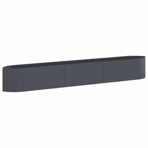vidaXL Paaugstināta dārza gulta Antracīta 300 x 40 x 40 cm Tērauds