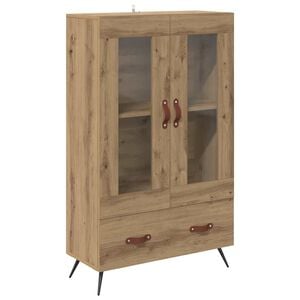 vidaXL Augstais skapītis Artisānā ozols 69,5 x 31 x 115 cm