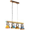 vidaXL griestu lampa, industriāls stils, krāsaina, 25 W, 111 cm, E27