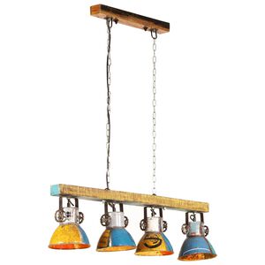 vidaXL griestu lampa, industriāls stils, krāsaina, 25 W, 111 cm, E27
