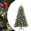 vidaXL Mākslīgā Ziemassvētku eglīte su 150 LED ar statīvu Zaļa 120 cm