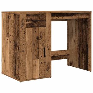vidaXL rakstāmgalds, veca koka, 100x49x75 cm, inženierijas koks