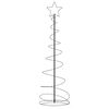 vidaXL LED Ziemassvētku eglīte 120 LED Silti Balta 180 cm