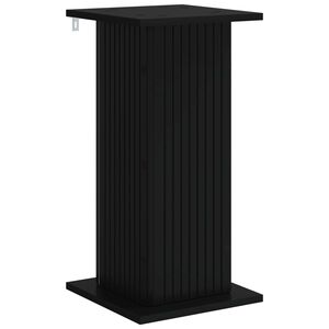 vidaXL Augu statīvs Melns 30,5 x 30 x 60,5 cm Inženierijas koks