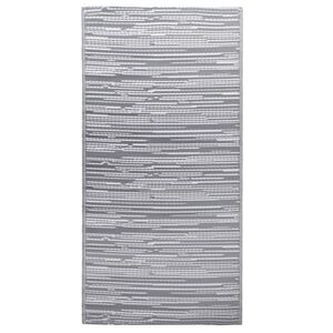 vidaXL āra paklājs, 120x180 cm, ARAKIL pelēks PP