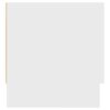 vidaXL skapis, balts, 100x32,5x35 cm, inženierijas koks