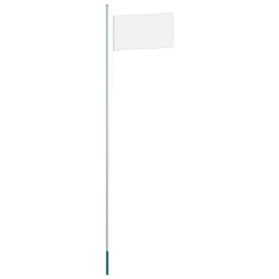 vidaXL karoga masts, regulējams, alumīnijs, 6,2 m