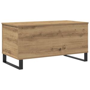 vidaXL kafijas galdiņ&scaron;, koka krāsā, 90x44,5x45 cm, inženierijas koks