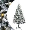 vidaXL Mākslīgā Ziemassvētku eglīte Balts 240 cm