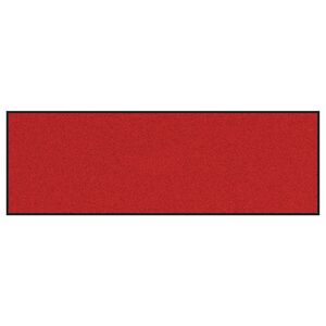 vidaXL Durvju paklājs Sarkans un Melns 60 x 180 cm 100% poliamīds