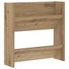 vidaXL Apavu skapis Artisānā ozols 60 x 18 x 60 cm Inženierijas koks