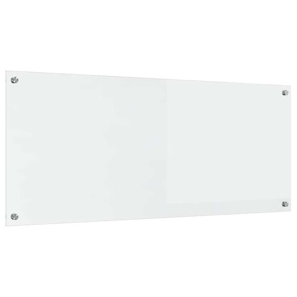 vidaXL Virtuves aizsargpanelis Caurspīdīgs 120 x 50 cm rūdīts stikls