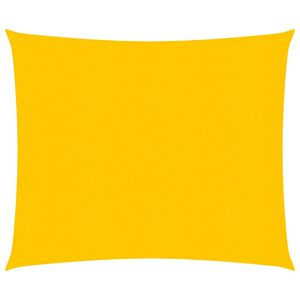 vidaXL saulessargs, 160 g/m&sup2;, kvadrāta, dzeltens, 4x4 m, HDPE