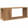 vidaXL TV skapītis, koka krāsā, 80x24x32cm, inženierijas koks