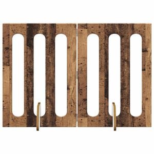 vidaXL Locāmā mājdzīvnieku sēta 2 pcs Ozolkoks 100,5 x 38 x 70 cm