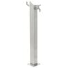 vidaXL dārza hidrants, nerūsējo&scaron;s tērauds, kvadrātveida, 95 cm
